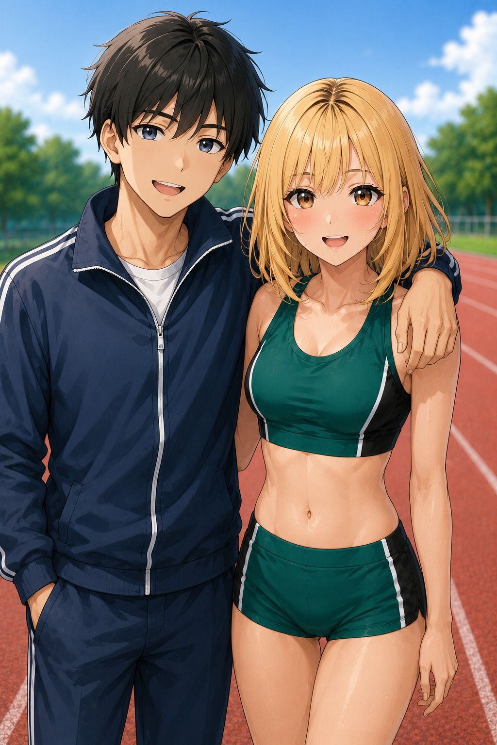 【CG】女子陸上部新入部員ヌード写真集  Vol.1 サンプル7ページ目