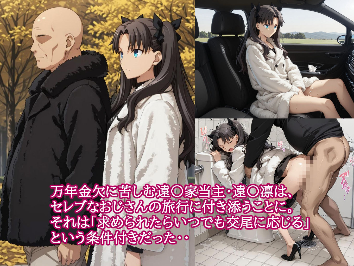おじさんと交尾旅行 遠〇凛 サンプル1ページ目