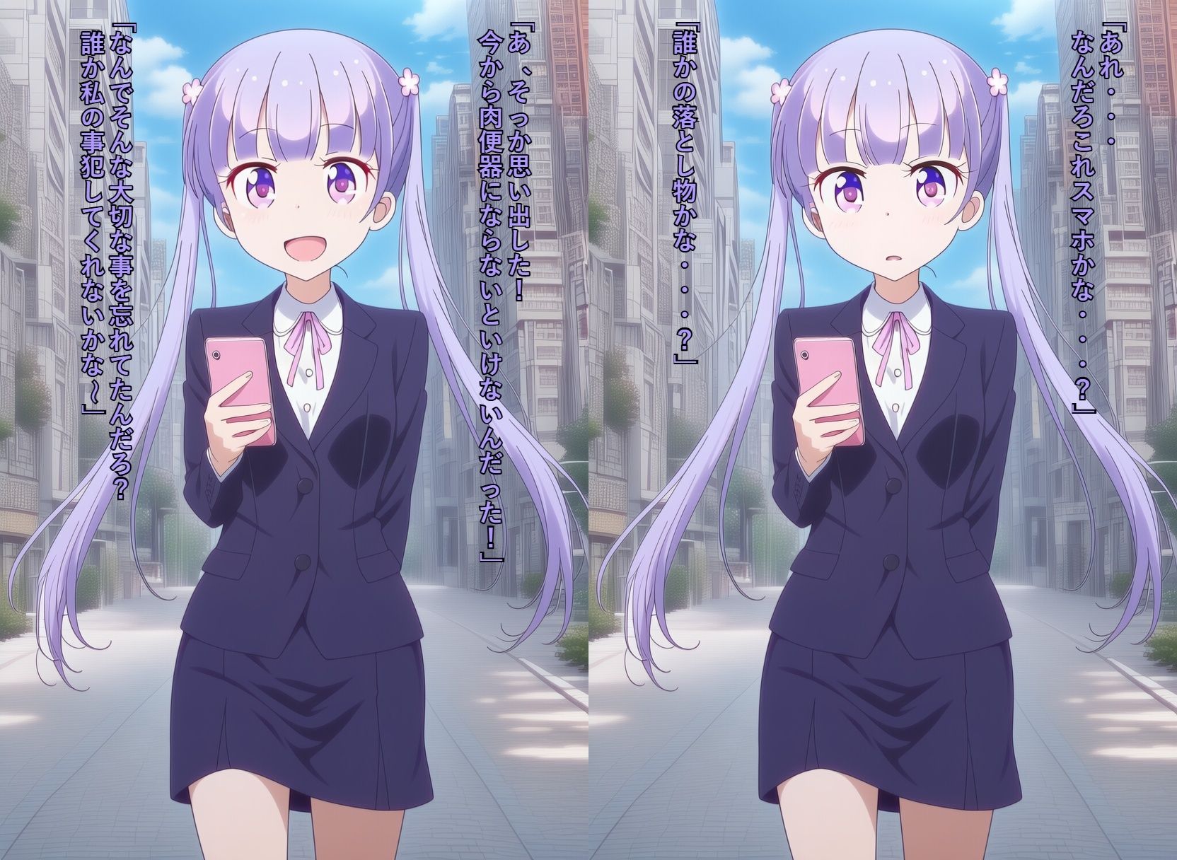 あ〇ばちゃんとひ〇みちゃんの人生が終わっちゃうお話 サンプル1ページ目