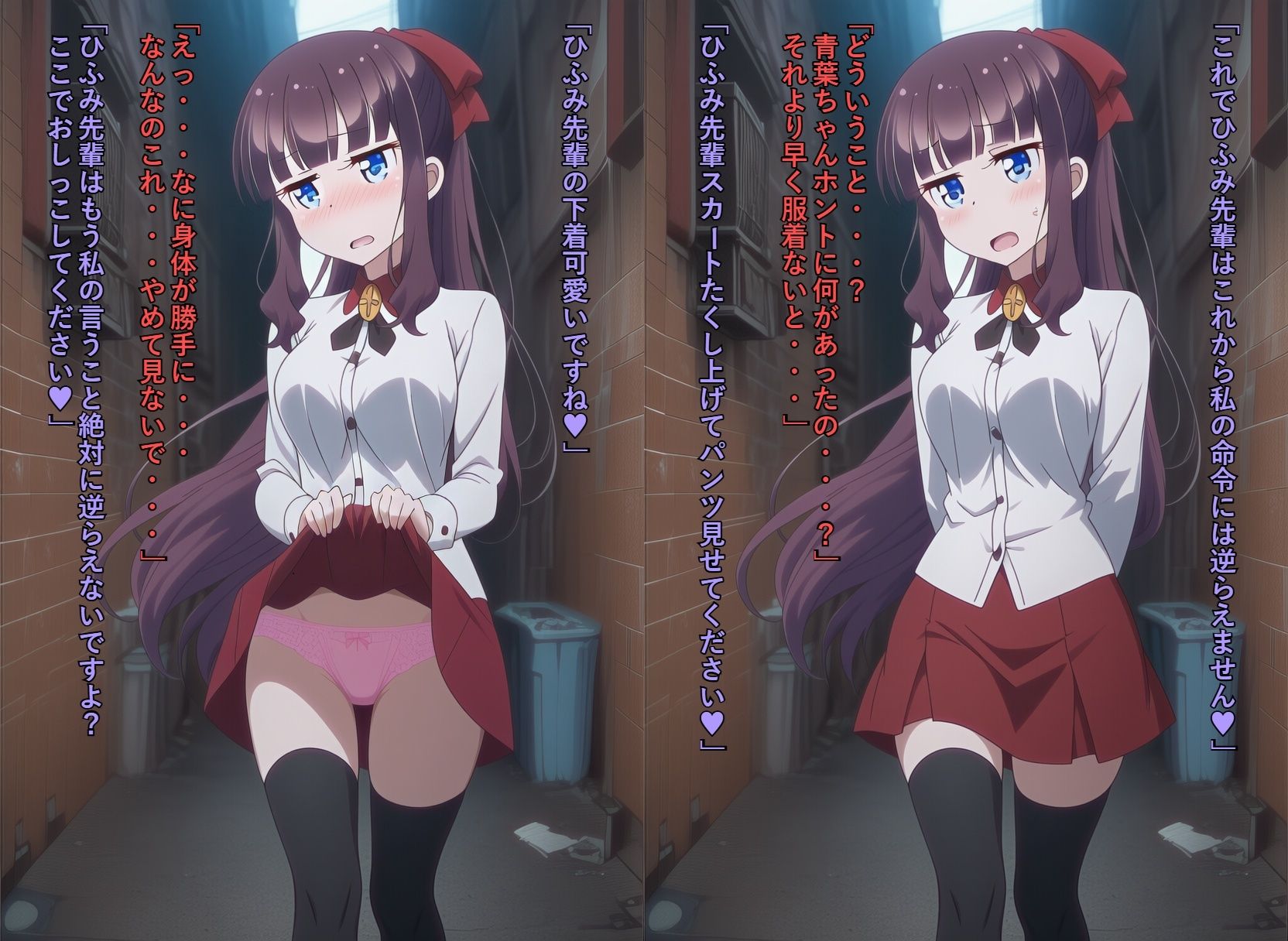 あ〇ばちゃんとひ〇みちゃんの人生が終わっちゃうお話 サンプル3ページ目