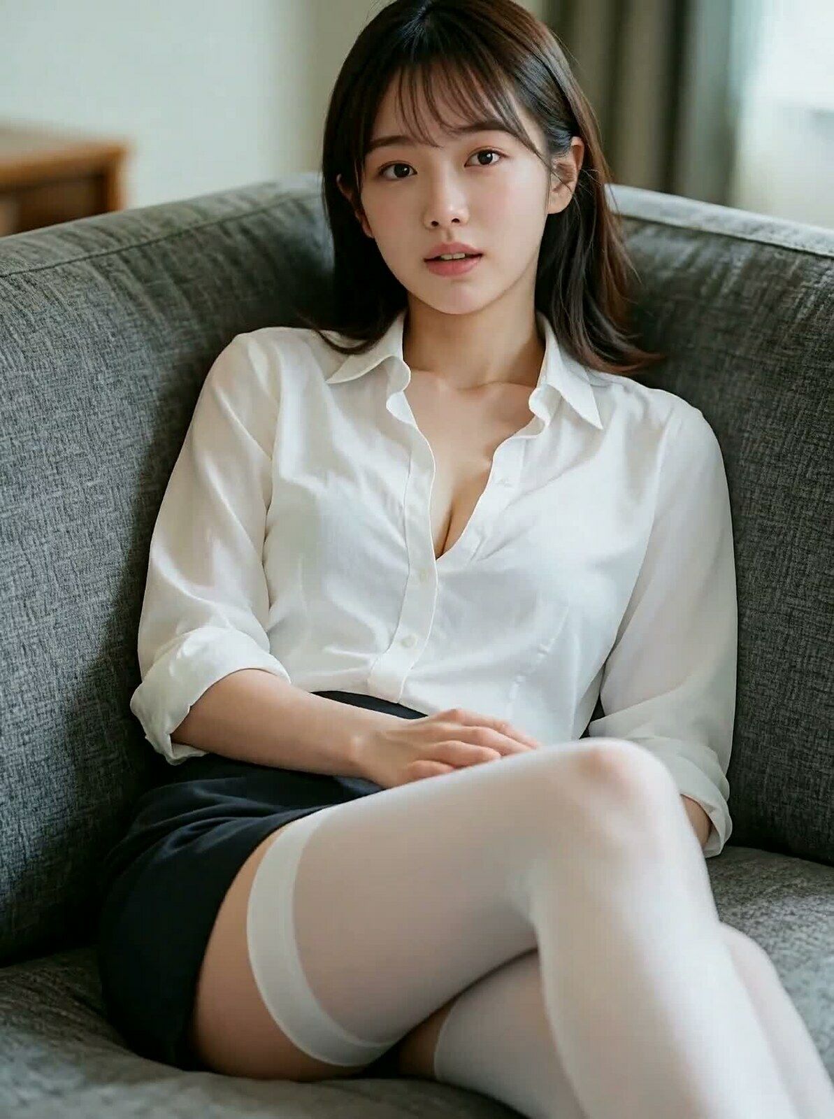 【新人OL】就活明けの子（22） スーツを脱いだ部屋での「素」全31本 サンプル8ページ目