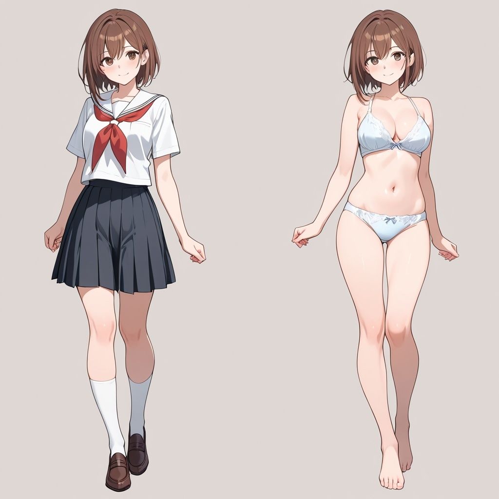 セーラー服のあの子は、下着姿が一番かわいい。 サンプル1ページ目