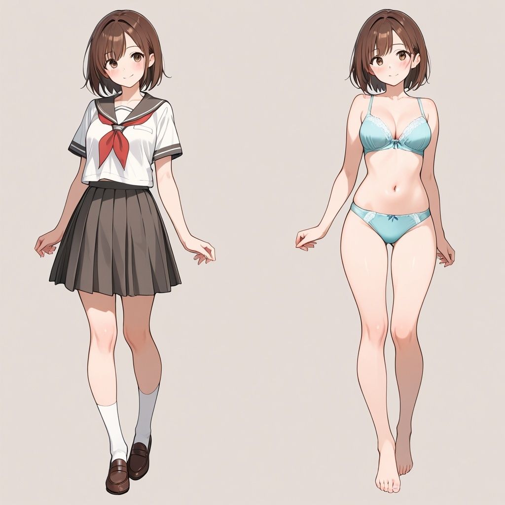 セーラー服のあの子は、下着姿が一番かわいい。 サンプル2ページ目