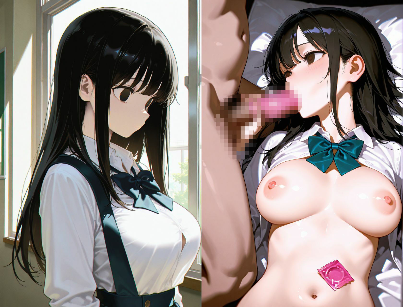 巨乳の清楚系女子校生  学校のマドンナ達の胸を貪りまくる サンプル1ページ目