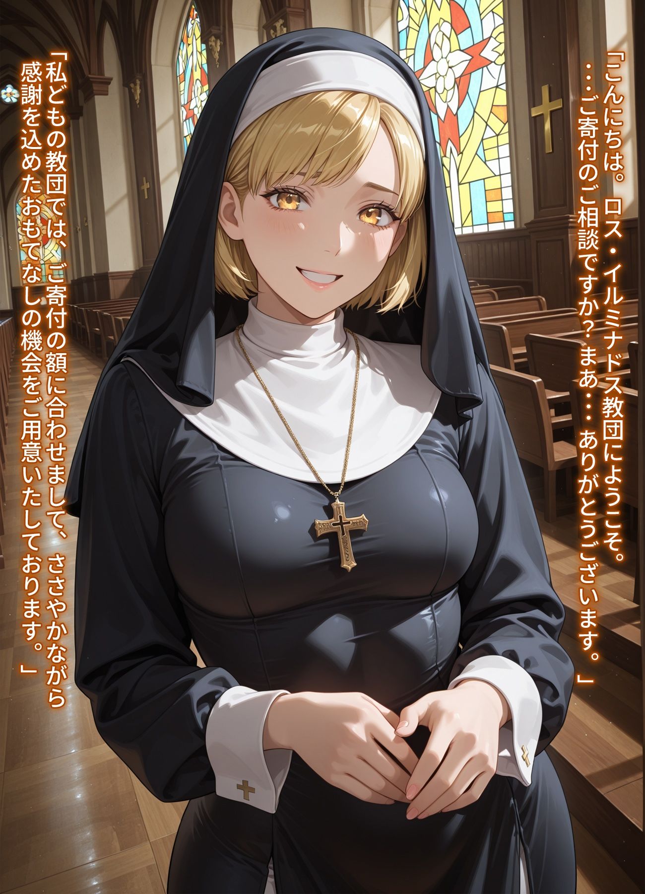 アシュリー・グラハム 〜教団の女神〜 サンプル2ページ目