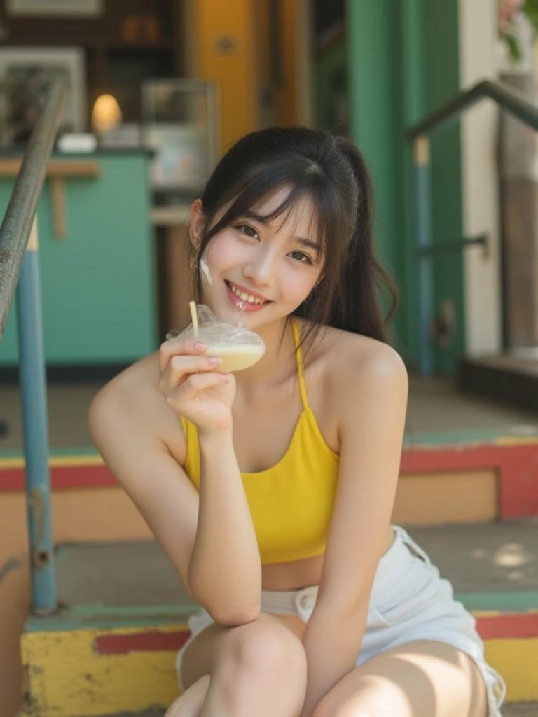 夏服と水着のファッションブック サンプル4ページ目