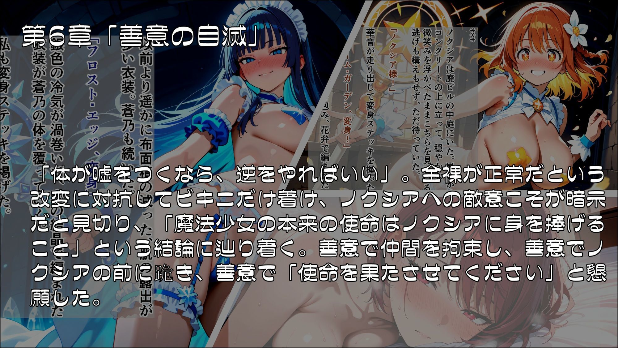 魔法少女幸福論─正しさが性に塗り替えられる日々_Part3【完結】 サンプル1ページ目