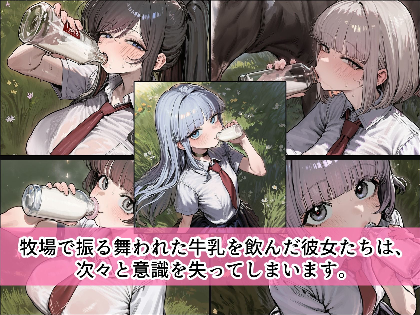 BreedingParty 爆乳ギャルの繁殖牛化計画 〜選ばれたら最後、繁殖雄のつがいとなるまで〜 第二話 先生とさくら サンプル3ページ目