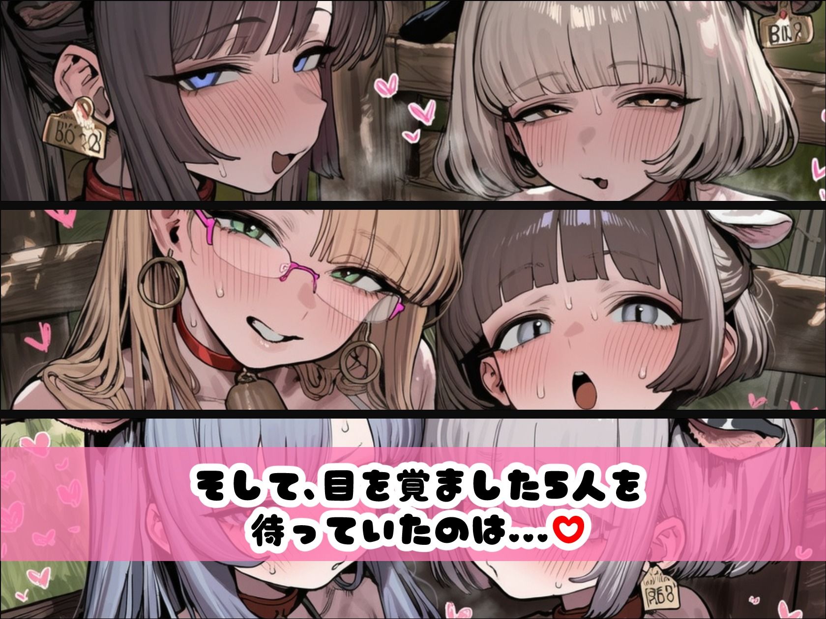 BreedingParty 爆乳ギャルの繁殖牛化計画 〜選ばれたら最後、繁殖雄のつがいとなるまで〜 第二話 先生とさくら サンプル4ページ目