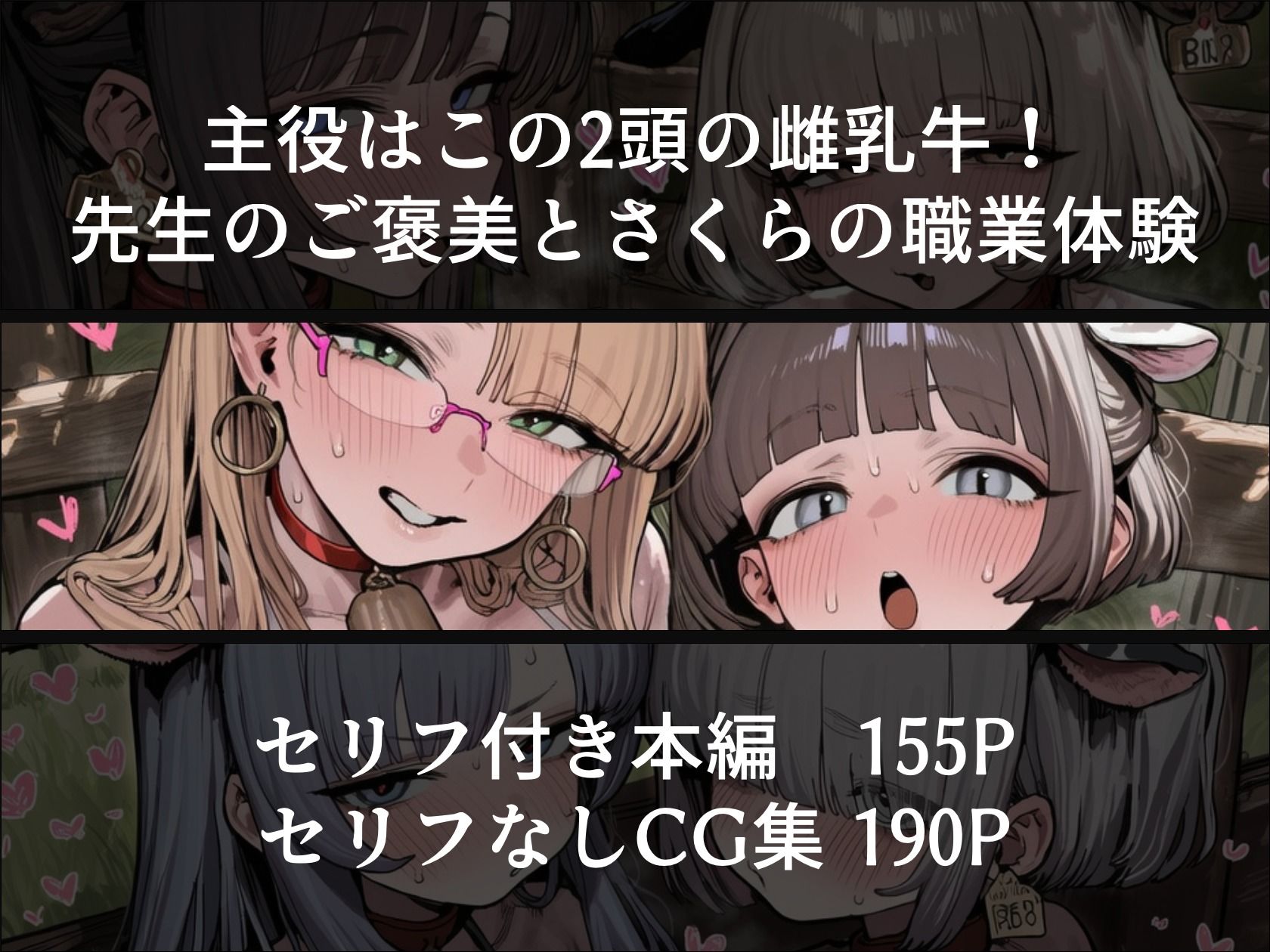 BreedingParty 爆乳ギャルの繁殖牛化計画 〜選ばれたら最後、繁殖雄のつがいとなるまで〜 第二話 先生とさくら サンプル5ページ目