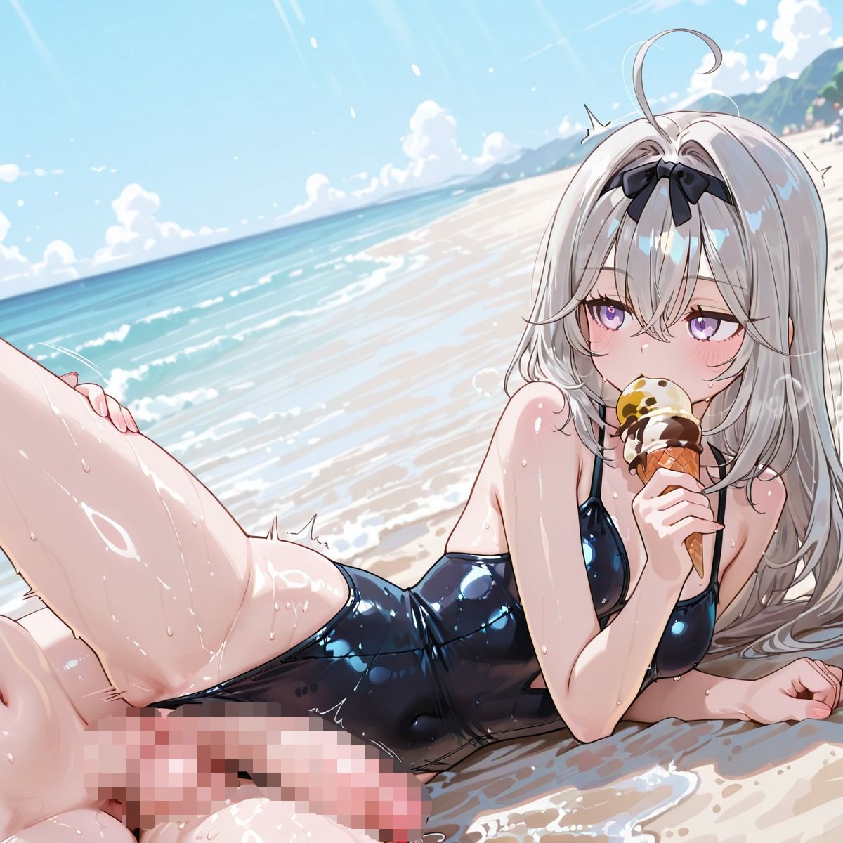 森亜る〇か ふたなり百合CG集 サンプル5ページ目