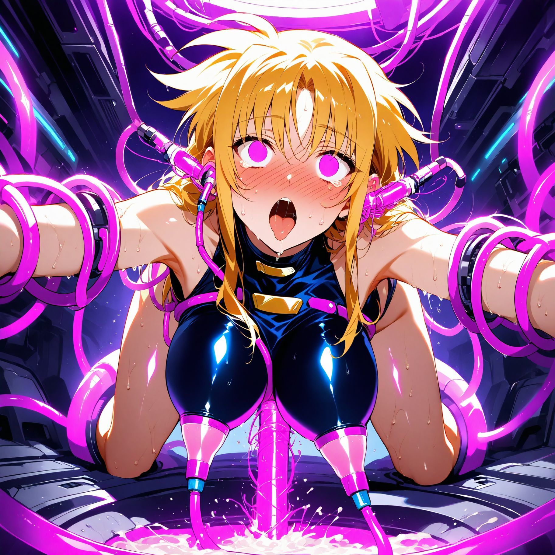 フェイト・テスタ〇ッサ 洗脳機械姦 IF 奴●花嫁編 前編 サンプル2ページ目