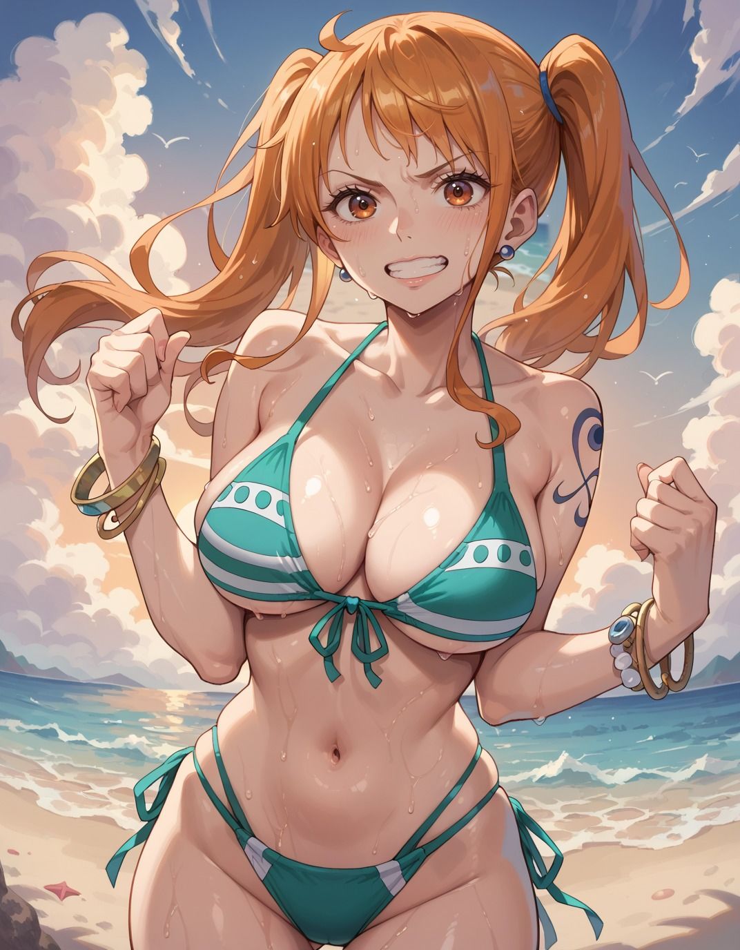 【極】痴態が見えちゃう ＃1 ナ〇編 サンプル2ページ目