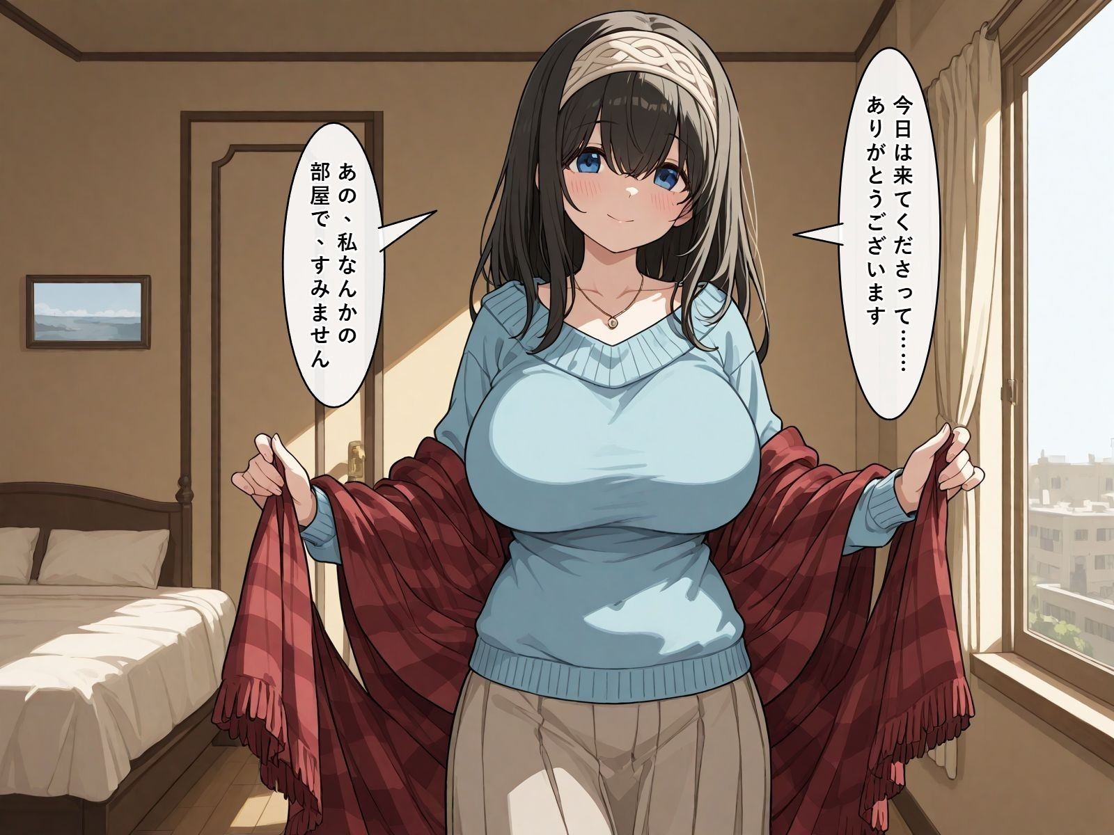 【セリフ付き225ページ】アイマスキャラとイチャラブSEX サンプル1ページ目