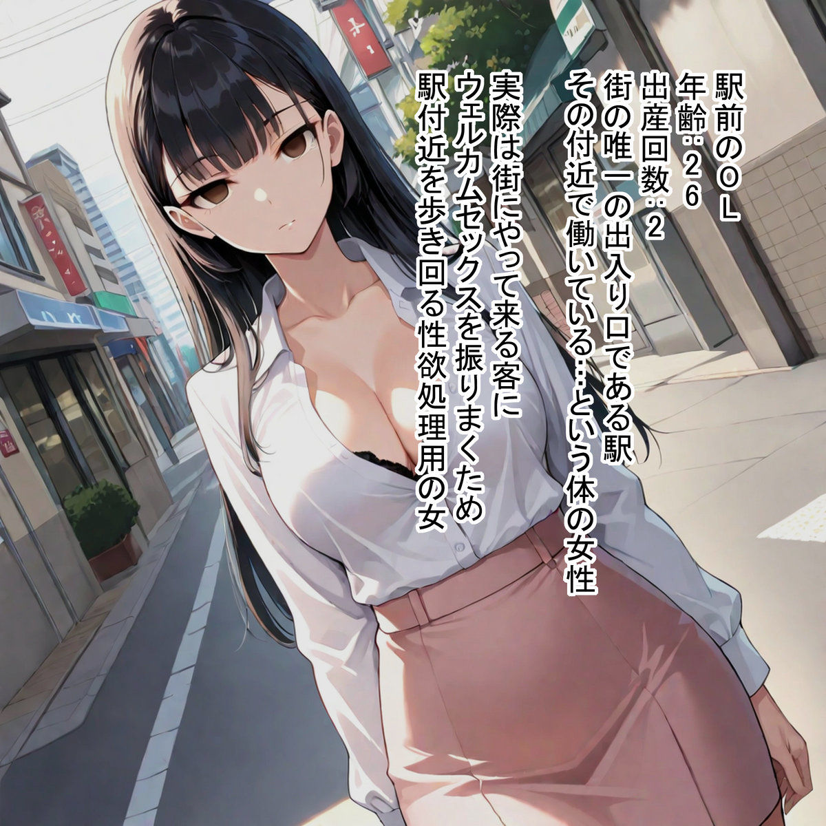 催〇街のモブ女さんたち サンプル1ページ目