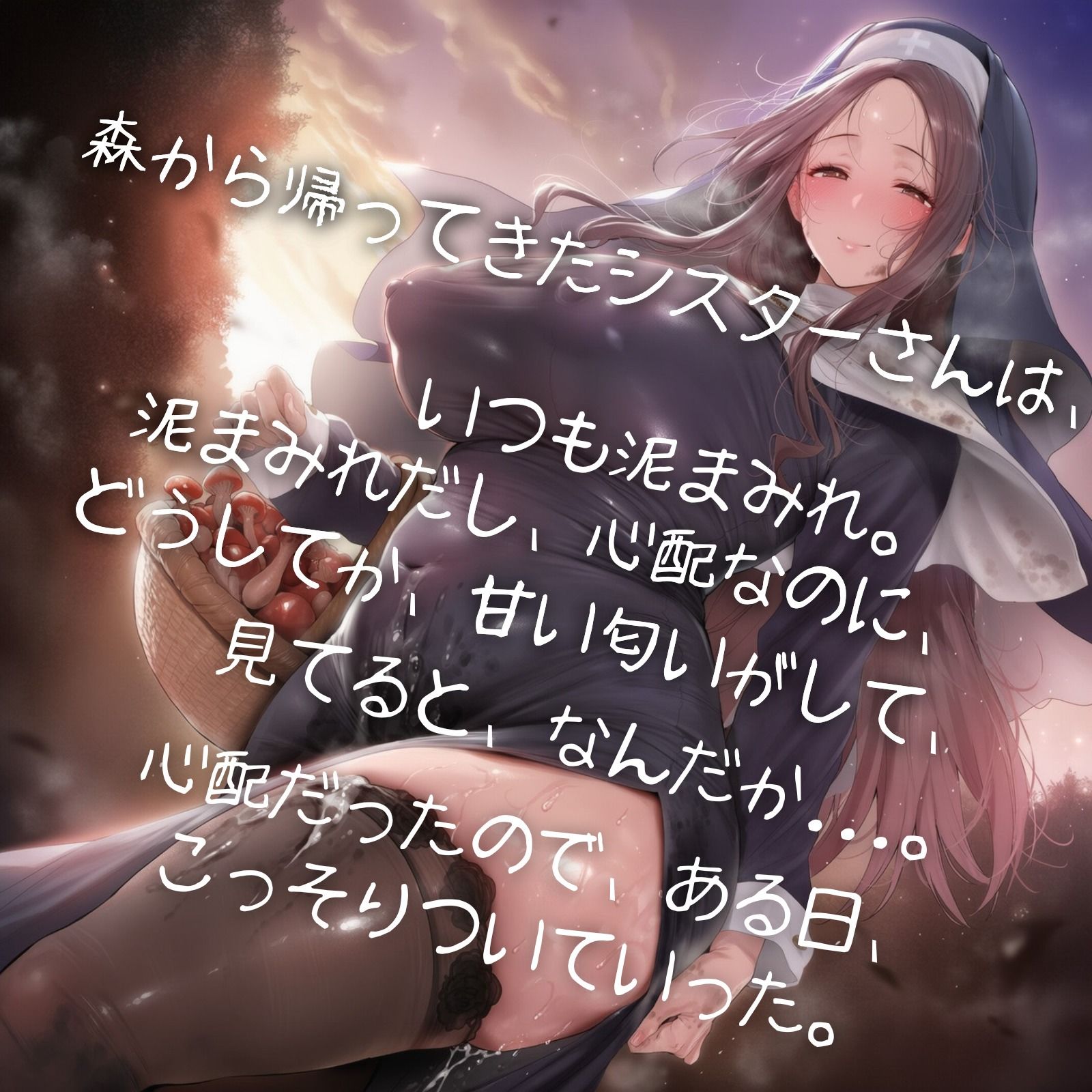 （憧れのお姉さん異種姦BSS CG458枚）ぼくの好きな村のシスターさんはよく森に行って... サンプル2ページ目