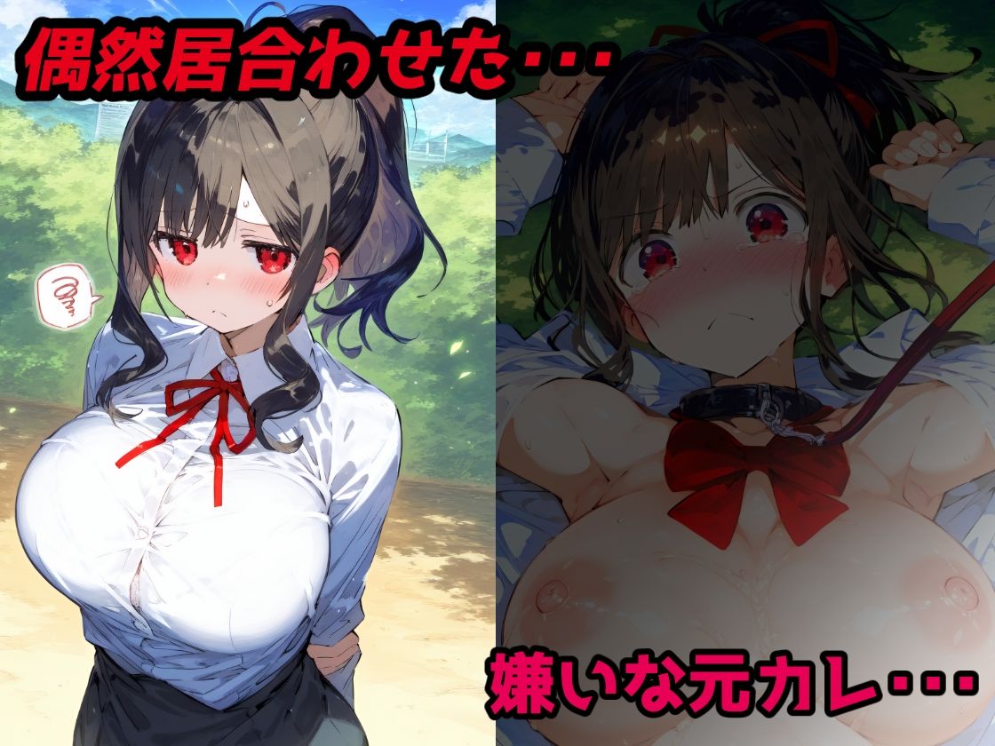 寝取られ不倫！言いなり変態ペットプレイで妊娠ボテ腹セックス！【CG集500枚】 サンプル1ページ目