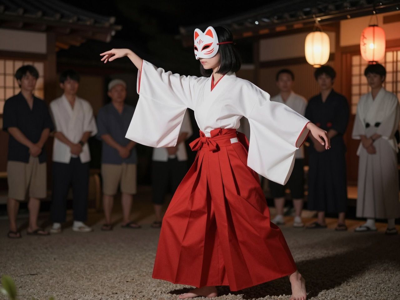狐面のかのじょ サンプル2ページ目