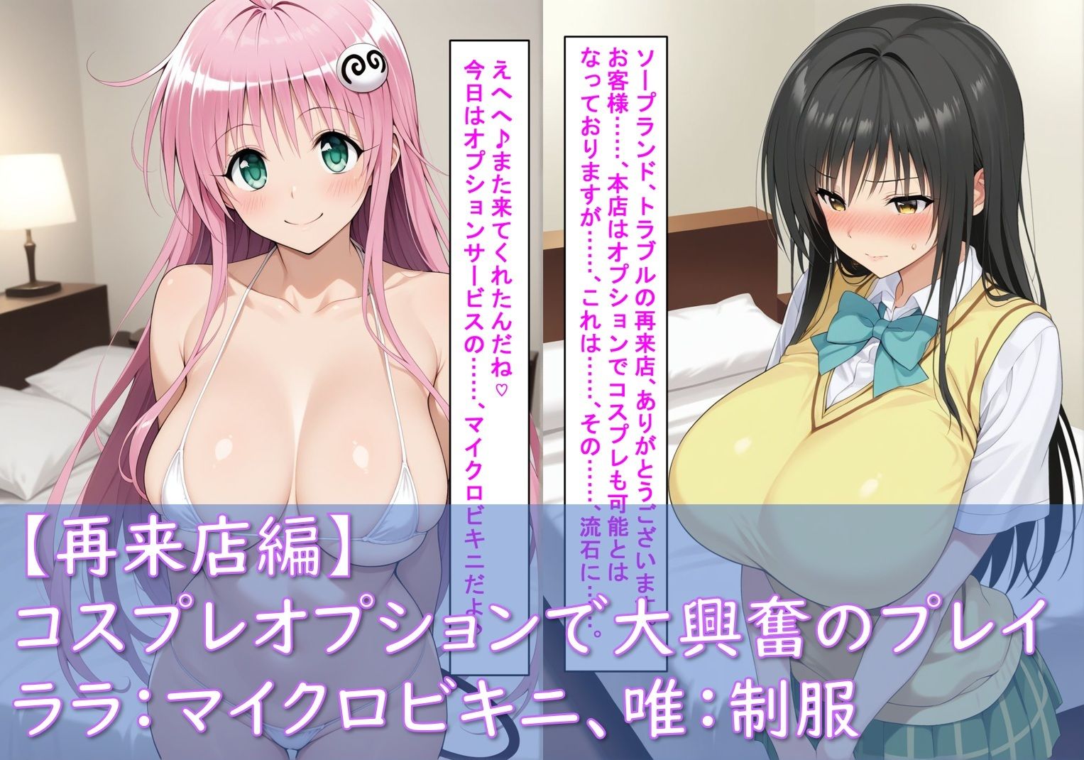 最高級風俗嬢_古〇川唯＆ララ〜業界初挑戦でソープデビュー〜 サンプル6ページ目