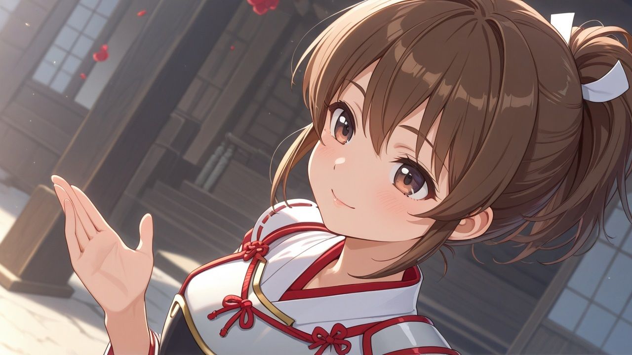 ［一般］ 戦巫女の女の娘 サンプル1ページ目