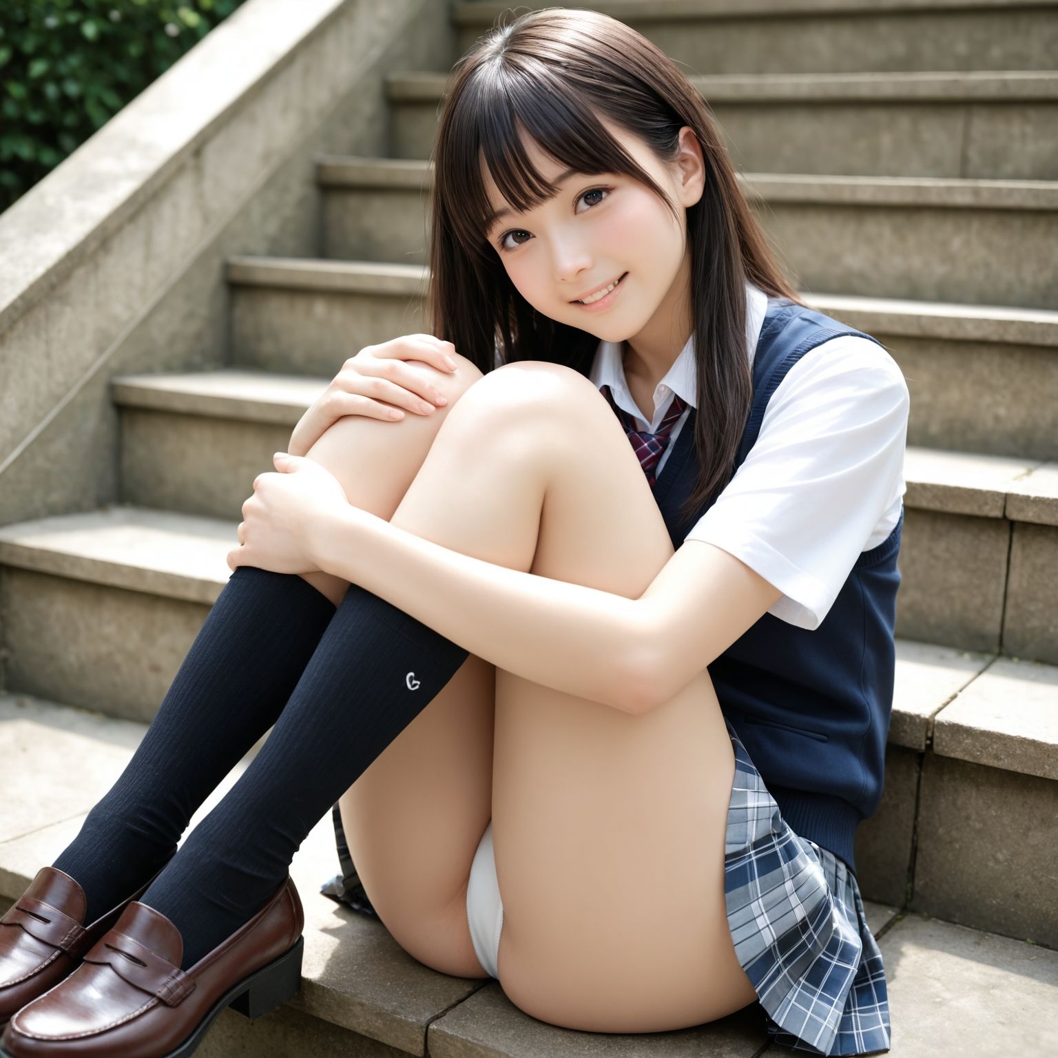制服パンチラ part-4  【純白パンティー】 サンプル3ページ目