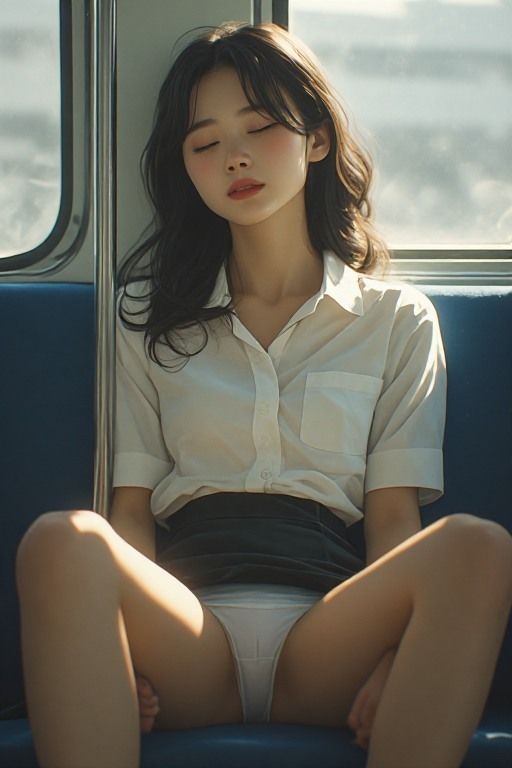ガラ空きの車内に咲く秘め事―贅沢な空間で加速する「脱衣」の妄想 サンプル2ページ目