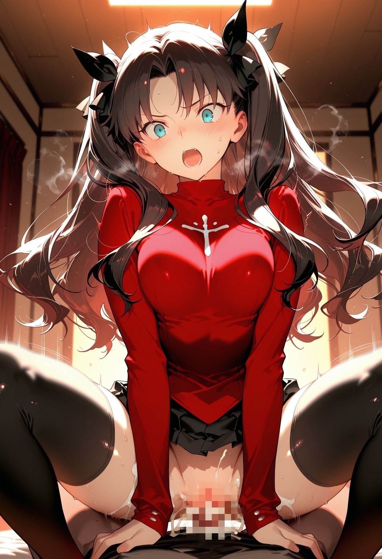あのヒロインたちと交尾しまくり！fate/◯tay night編 サンプル4ページ目
