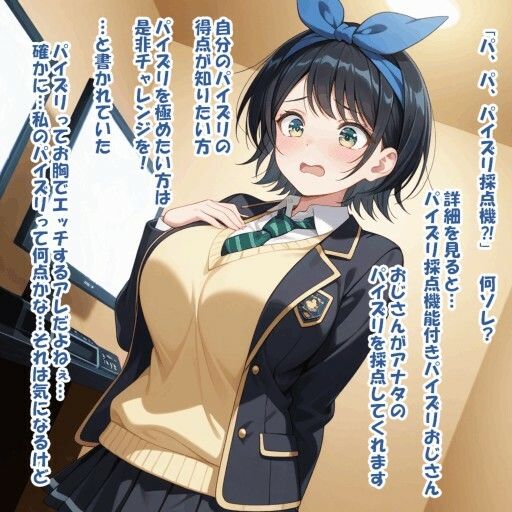 パイズリ異能力おじさん  パイズリ採点 編 サンプル3ページ目