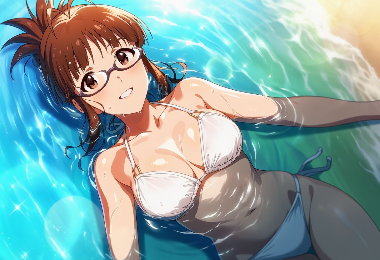 プライベートビーチ 秋○律子 サンプル2ページ目