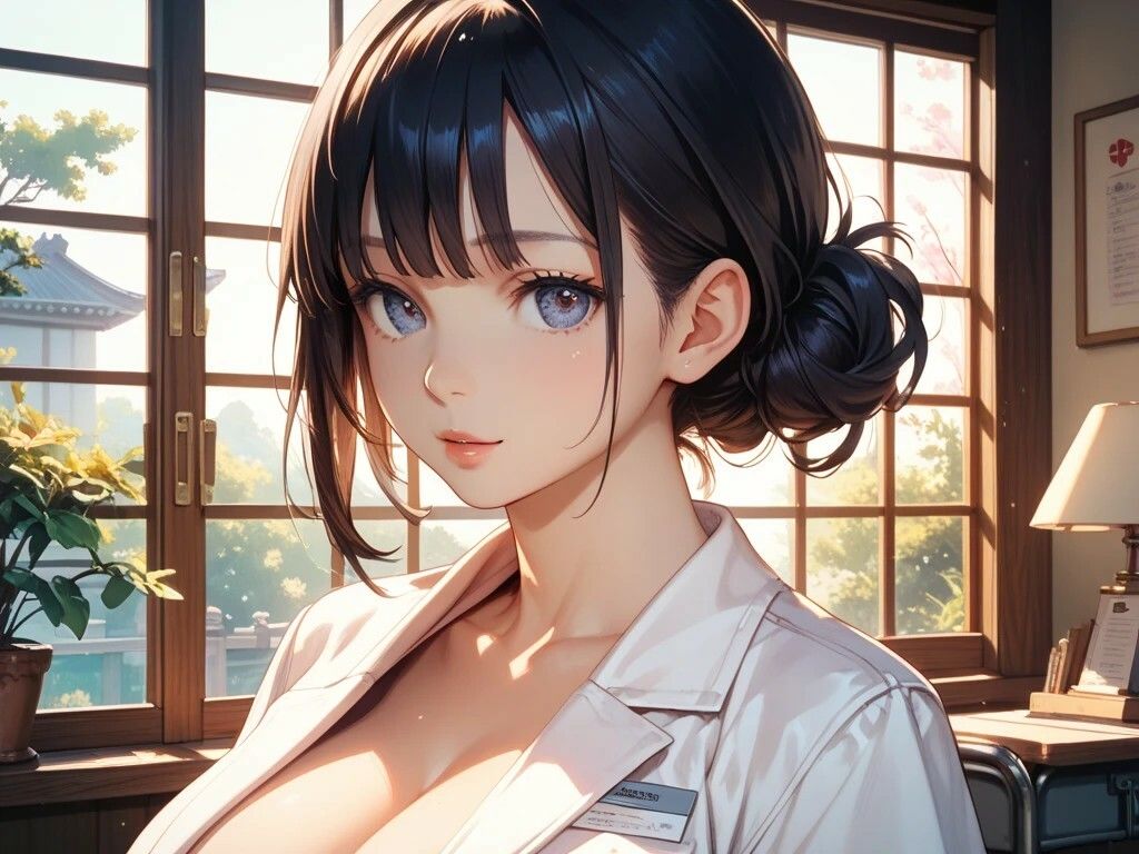 保健室の先生と花畑散策美女とレオタード美女 サンプル1ページ目