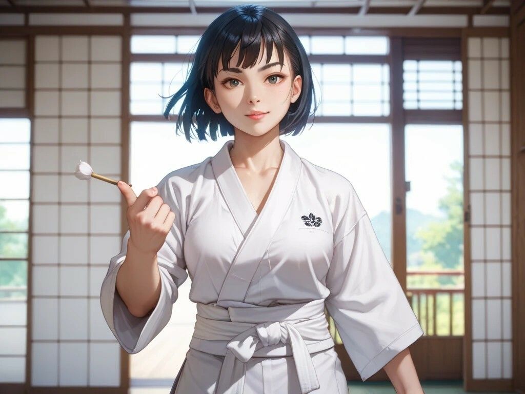 柔道娘と浴衣美女と船乗り美女とメイドのお仕事 サンプル1ページ目