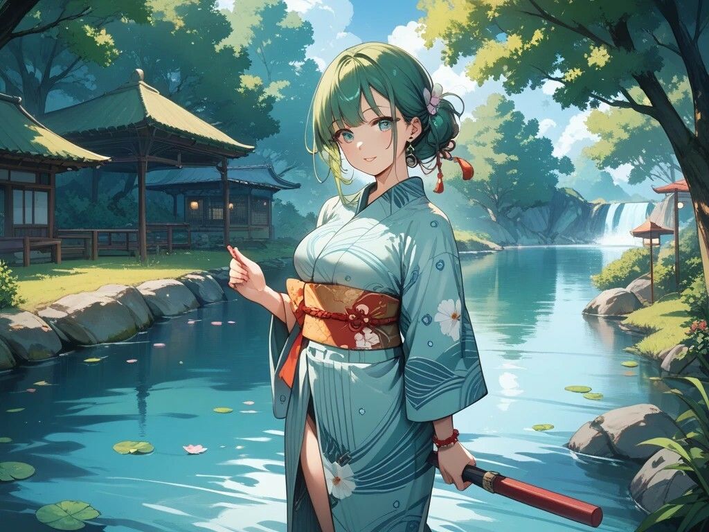 柔道娘と浴衣美女と船乗り美女とメイドのお仕事 サンプル3ページ目