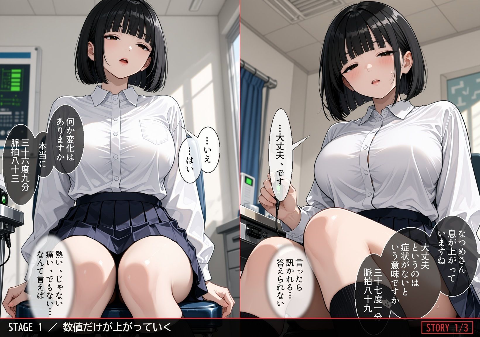 治験カルテ:被験体ナツメの理性崩壊記録 サンプル3ページ目
