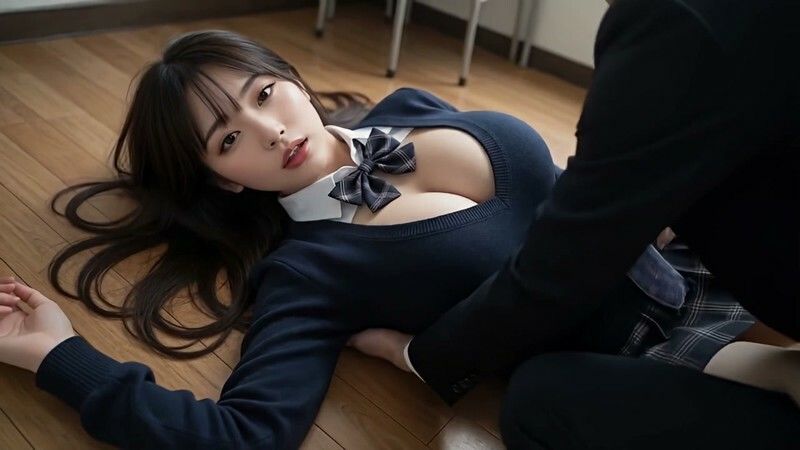 【JK53人斬り】女子校生と連続セックスでヤリまくる 〜前戯なし本番だけ25分・フルボイス・ぬるぬる動くフルHD〜【AI実写】 サンプル7ページ目