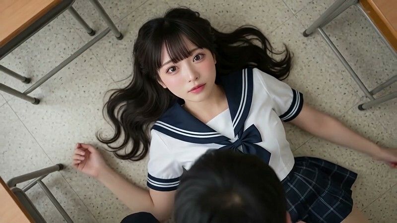 【JK53人斬り】女子校生と連続セックスでヤリまくる 〜前戯なし本番だけ25分・フルボイス・ぬるぬる動くフルHD〜【AI実写】 サンプル10ページ目