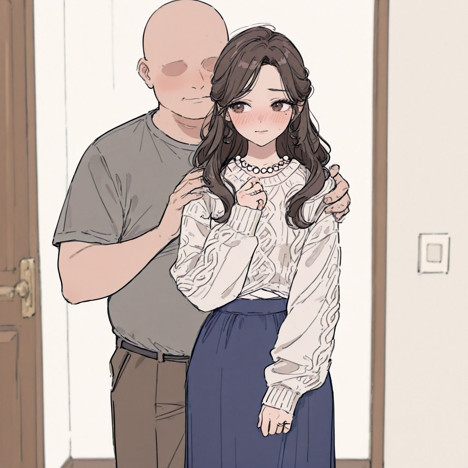旦那の出張中清楚な隣の奥さんをメス堕ちさせたら尻穴が俺専用オナホになった件 サンプル1ページ目