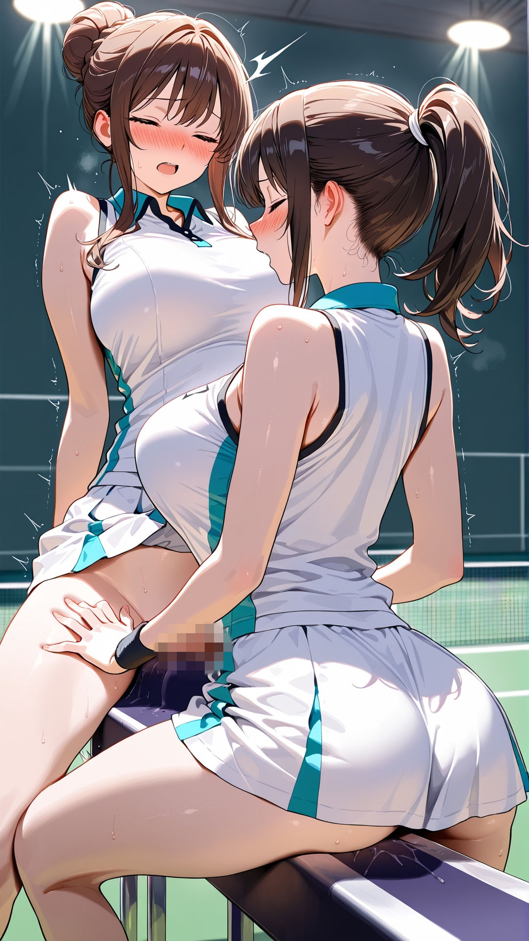 【角オナニー動画】きもちいい角を見つけちゃった女の子たち〜パート（12）「雪見だいふくちゃん」＆「Amiちゃん」の2人でオナニー サンプル3ページ目