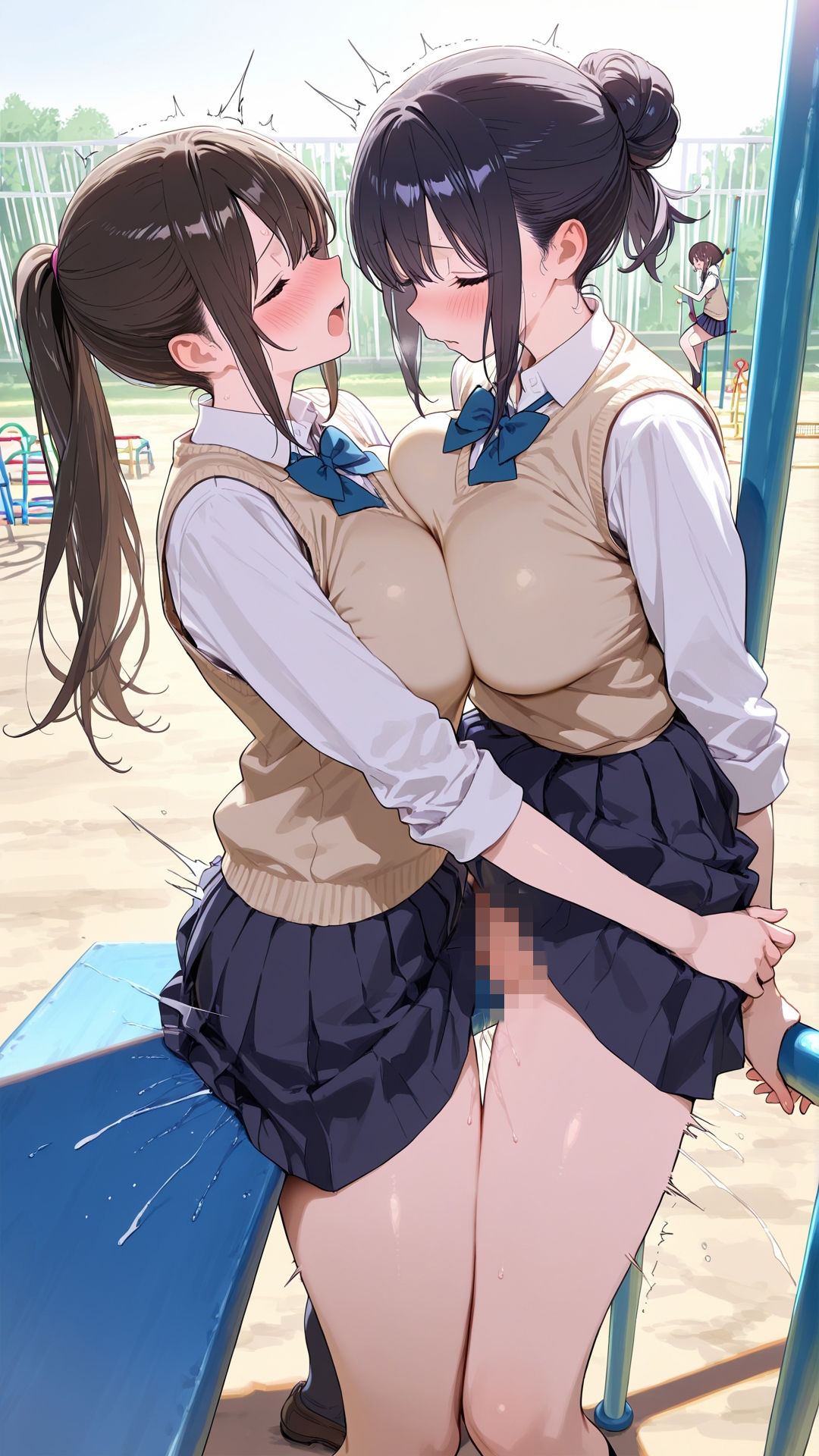 【角オナニー動画】きもちいい角を見つけちゃった女の子たち〜パート（12）「雪見だいふくちゃん」＆「Amiちゃん」の2人でオナニー サンプル5ページ目