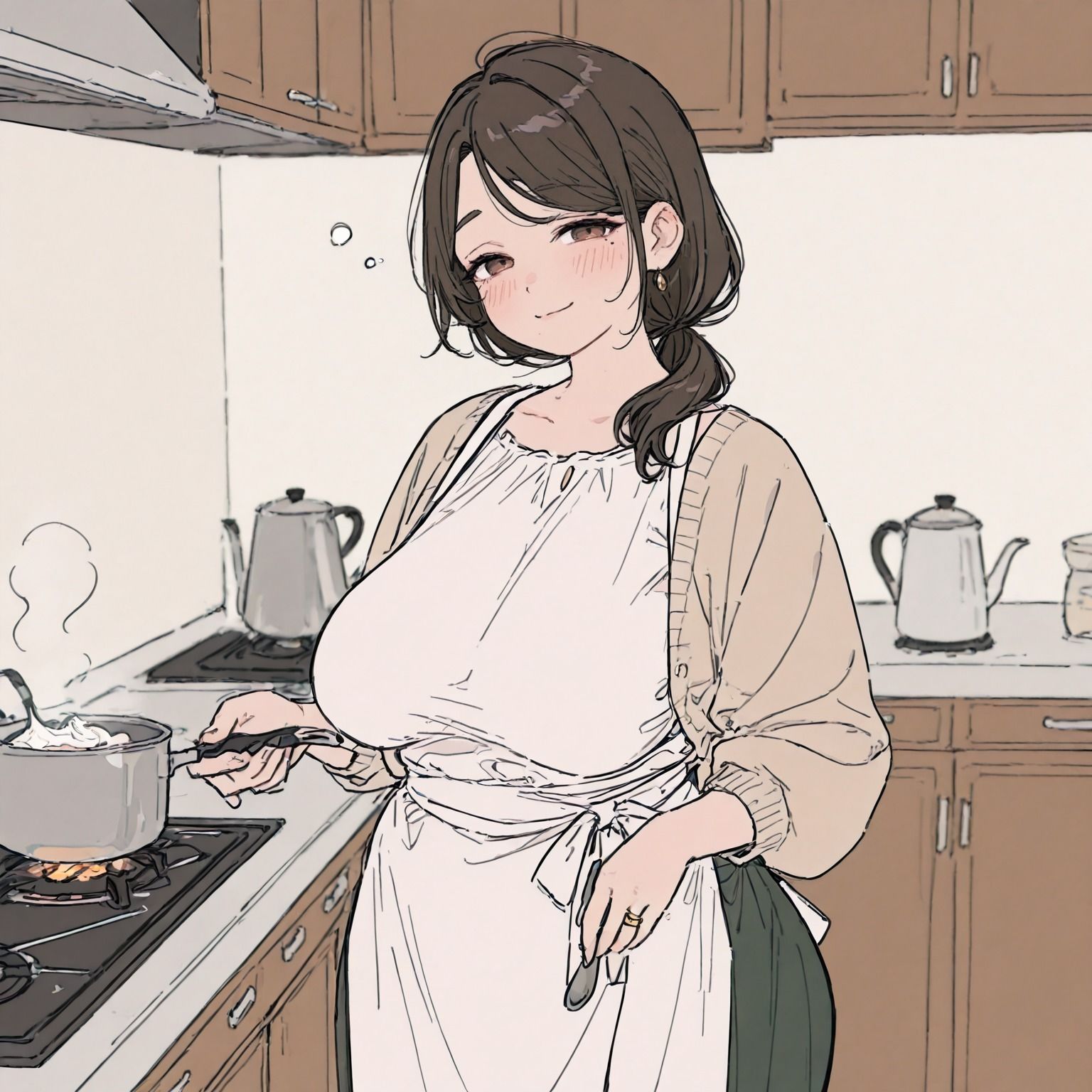 意外にもグロマンな隣人妻を尻穴でメス堕ちオホ声交尾 サンプル1ページ目