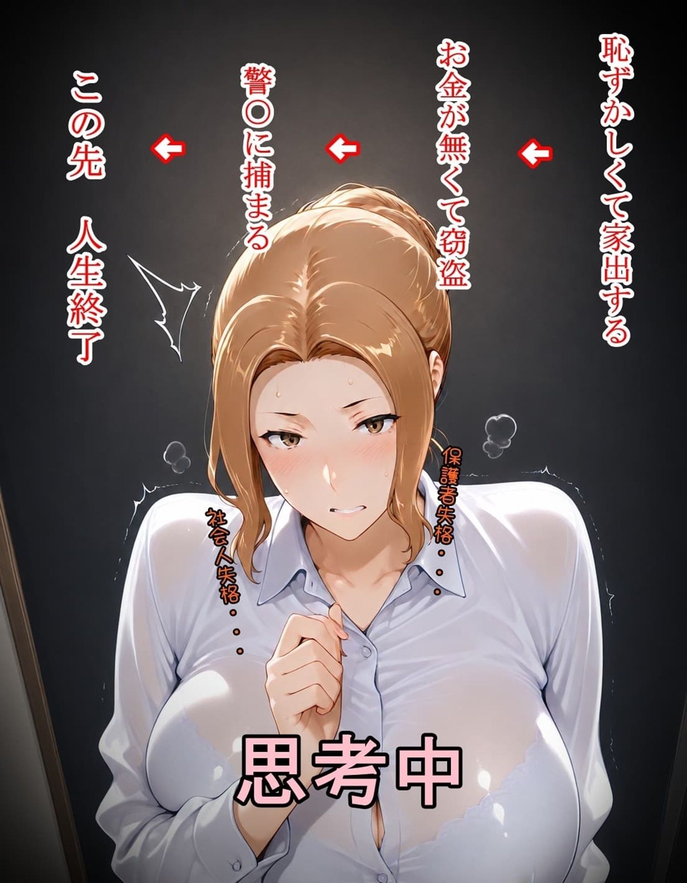 イケない橘家ノ京叔母さん サンプル3ページ目