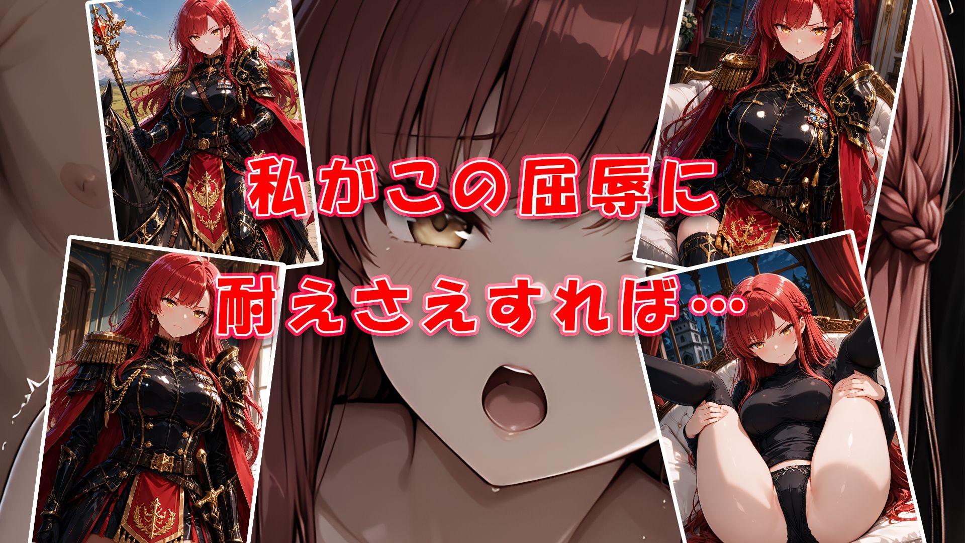 敵将に貸し出された女将軍がチ〇ポに堕ちちゃう動画 サンプル1ページ目