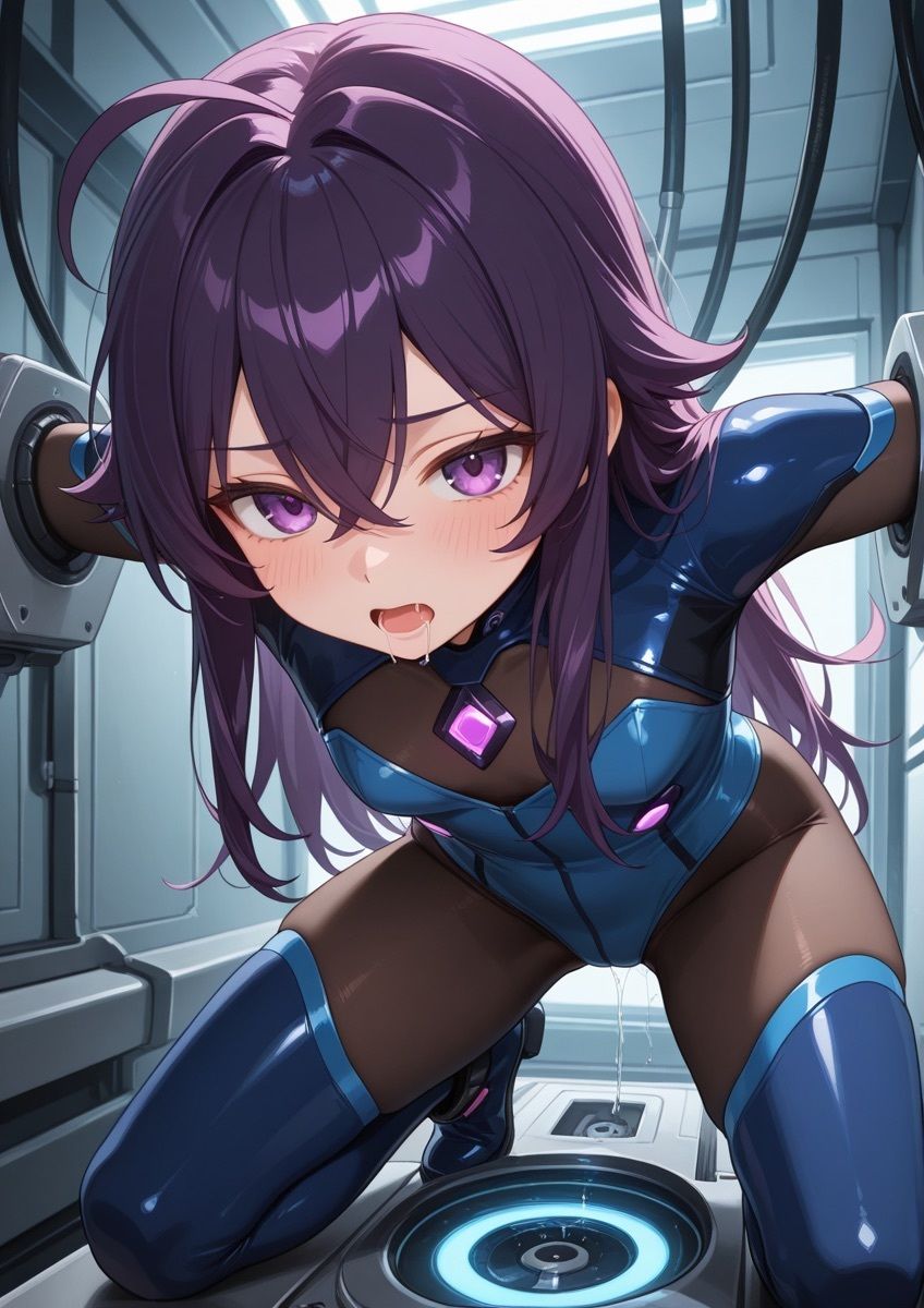 ぴっちりスーツの女の子が怪しい実験で拘束されてるやつ 1 サンプル5ページ目