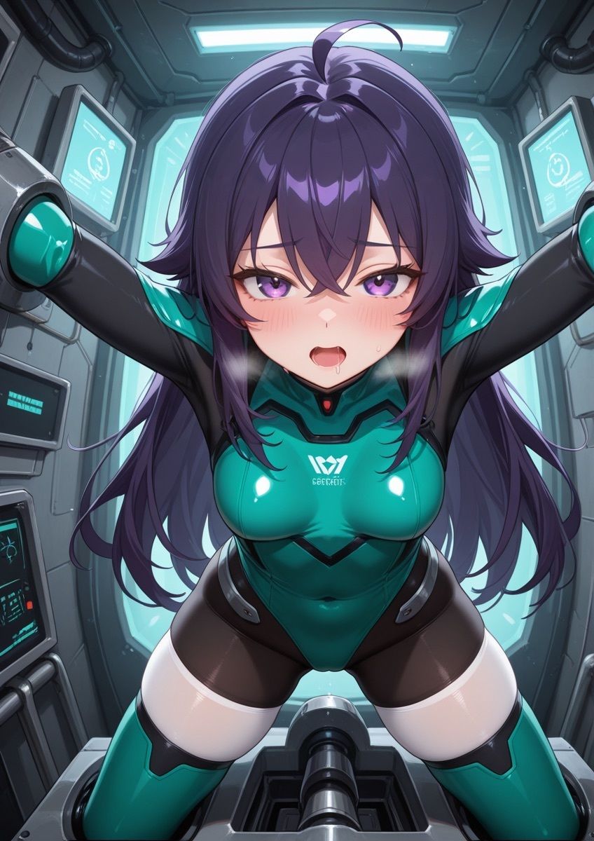 ぴっちりスーツの女の子が怪しい実験で拘束されてるやつ 1 サンプル6ページ目
