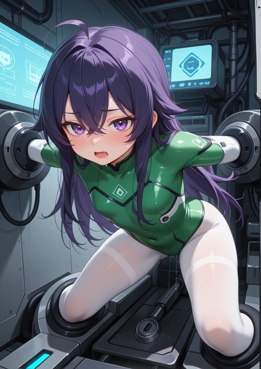 ぴっちりスーツの女の子が怪しい実験で拘束されてるやつ 1 サンプル7ページ目