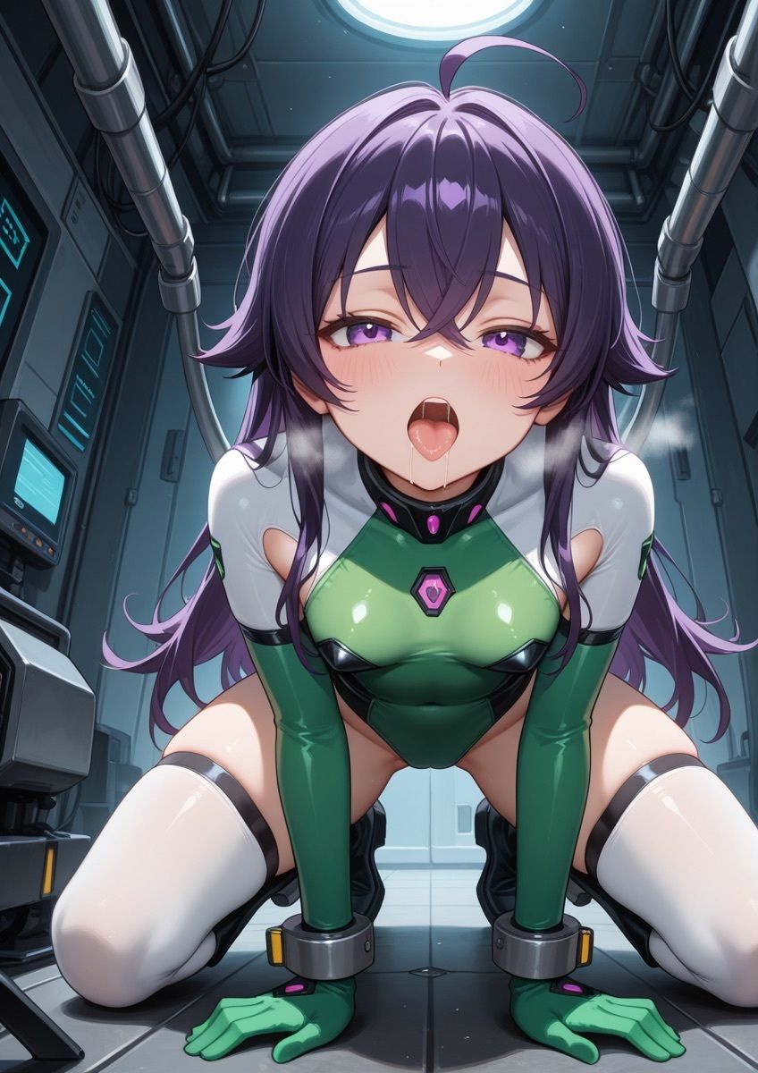 ぴっちりスーツの女の子が怪しい実験で拘束されてるやつ 1 サンプル8ページ目