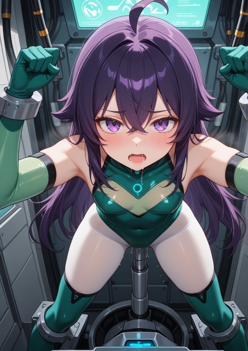 ぴっちりスーツの女の子が怪しい実験で拘束されてるやつ 1 サンプル10ページ目