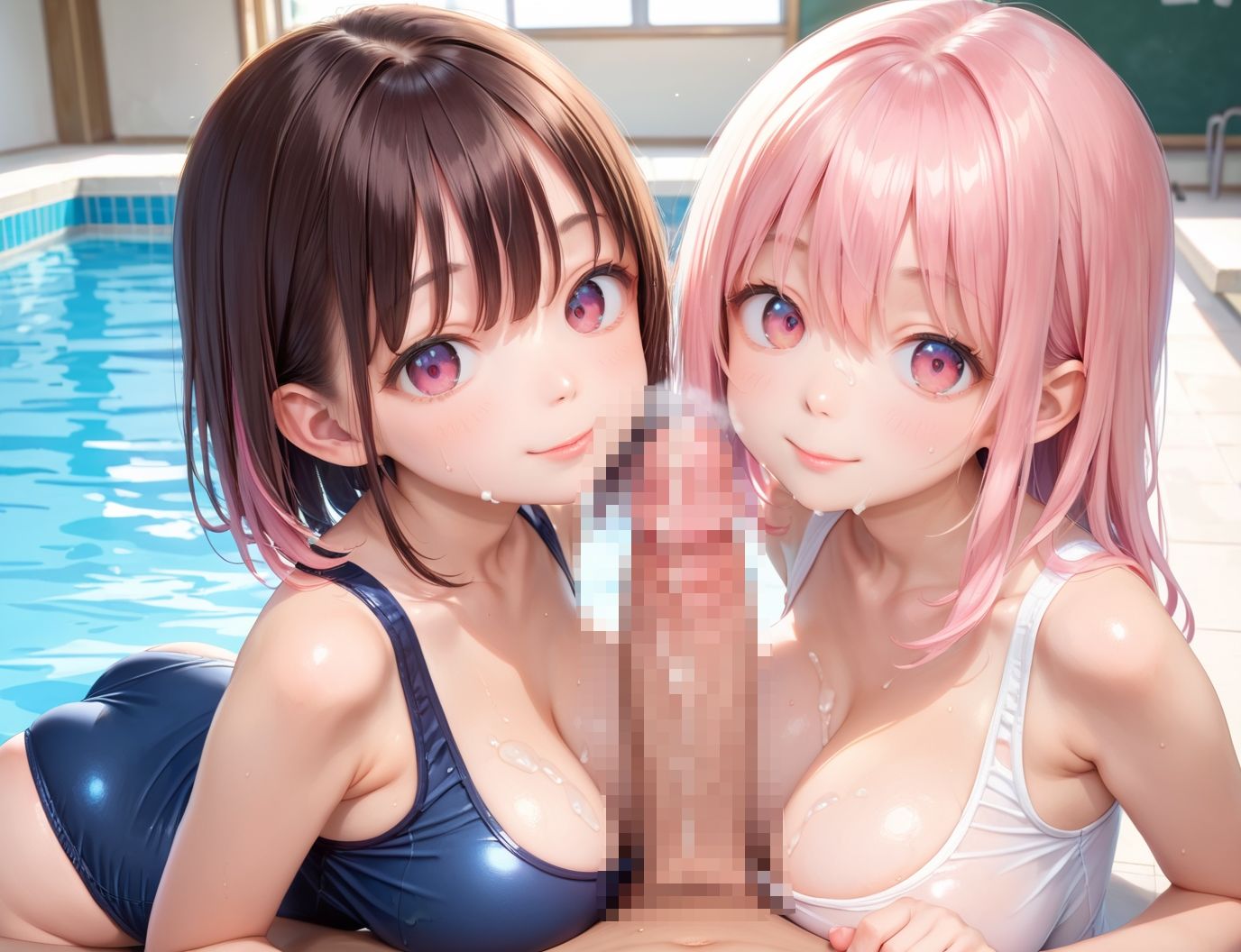 水泳部女子たちの不健全な夏休み Vol.4 サンプル2ページ目