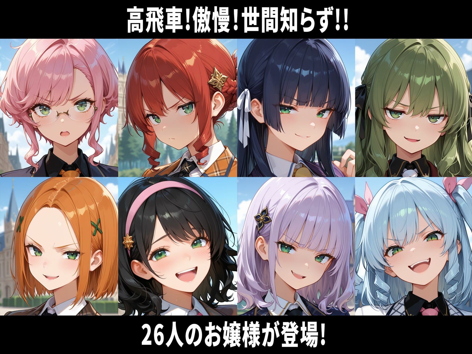 爆乳お嬢様編 即堕ち3コマ サンプル2ページ目