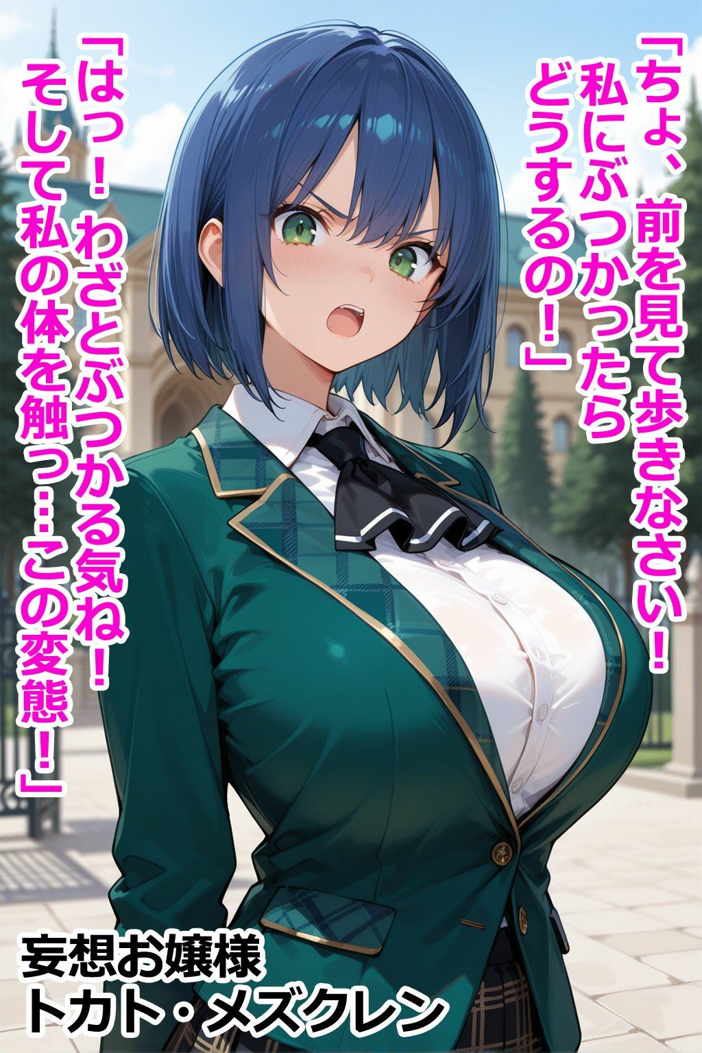 爆乳お嬢様編 即堕ち3コマ サンプル3ページ目