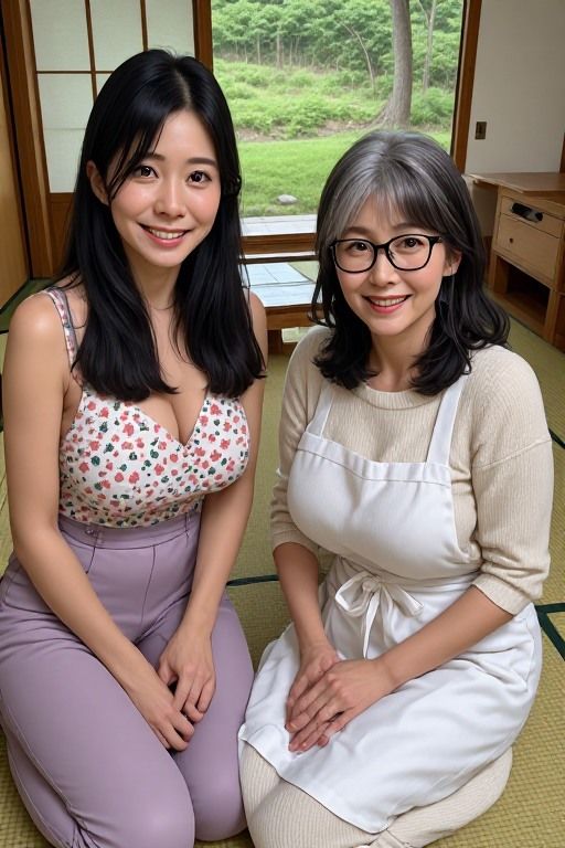 垂れ乳剛毛ママは僕のもの3〜帰省編〜 サンプル1ページ目
